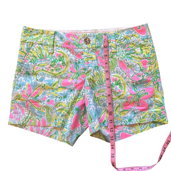 Lilly Pulitzer The Callahan Short Coconut Jungle Size 2 - Picture 8 of 11